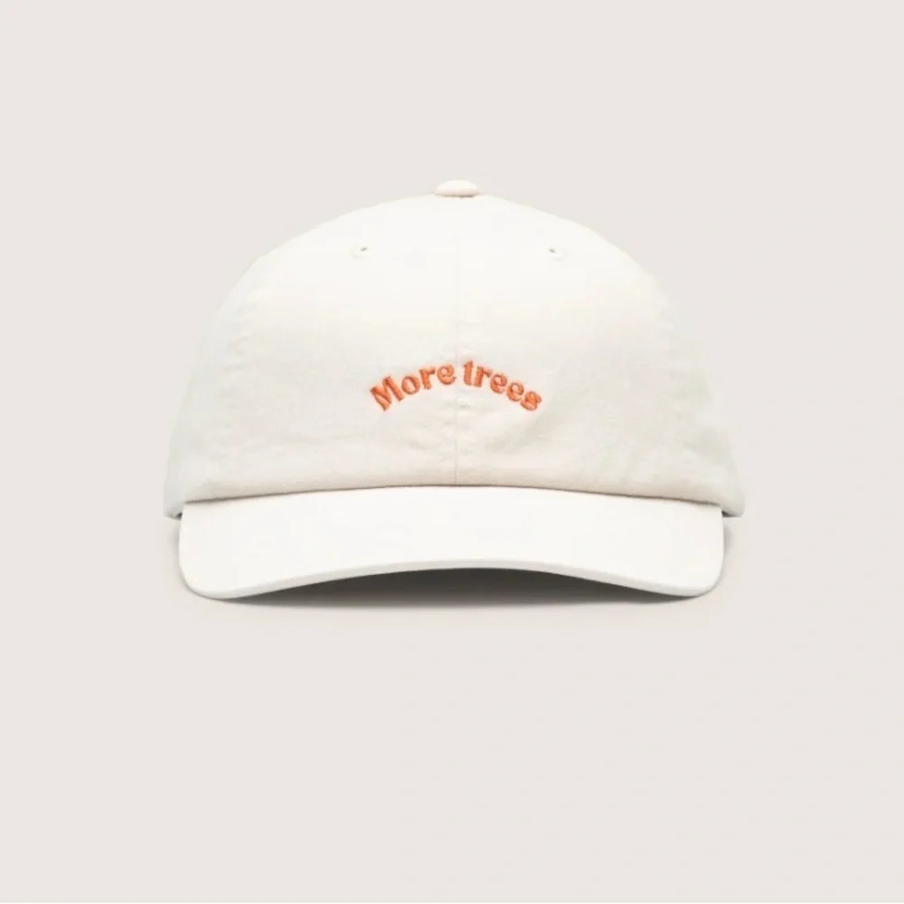 Will + Bear More Trees Bone White Adjustable Hat 100% Cotton New With Tags